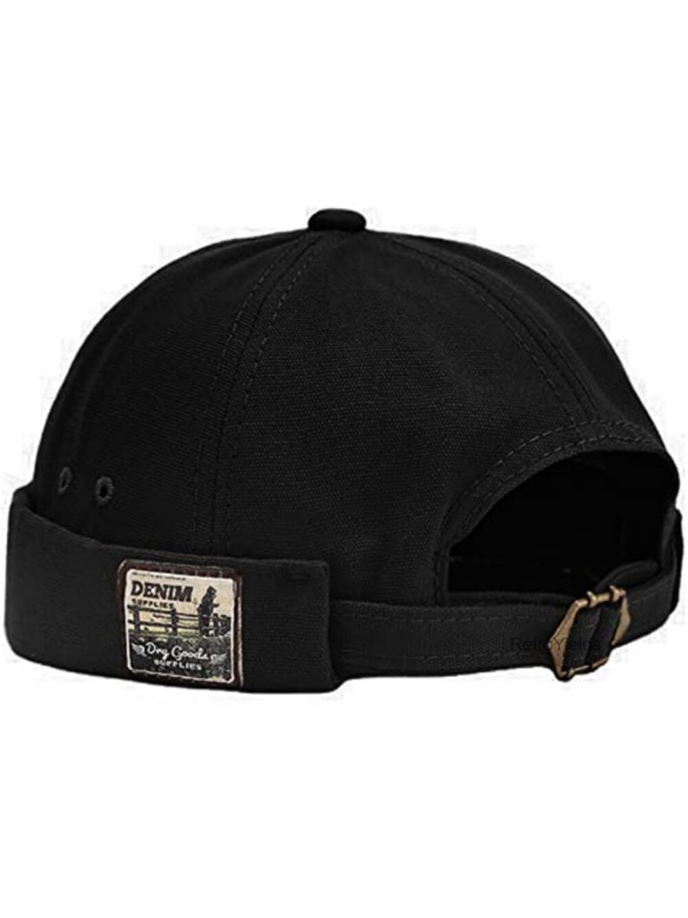 Brimless Cotton Docker Cap Mens Skullcap Beanie Retro Rolled Cuff